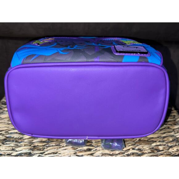 Loungefly Disney Sleeping Beauty Maleficent Mini Backpack Wallet - Picture 5 of 11